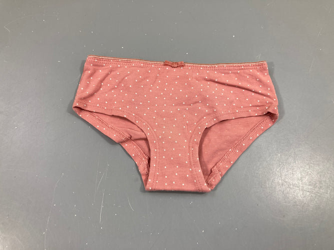 Culotte rose pois balncs, moins cher chez Petit Kiwi
