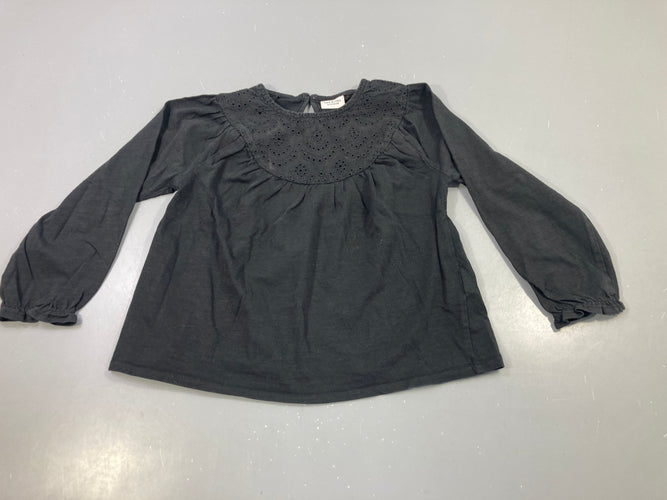 T-shirt m.l m.l noire dentelle, moins cher chez Petit Kiwi