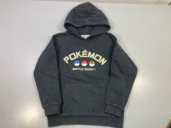 Sweat à capuche gris anthracite Pokémon Battle Ready, Pokémon, moins cher chez Petit Kiwi