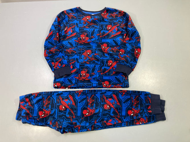 Pyjama 2pcs polair bleu marine Spider-Man, moins cher chez Petit Kiwi
