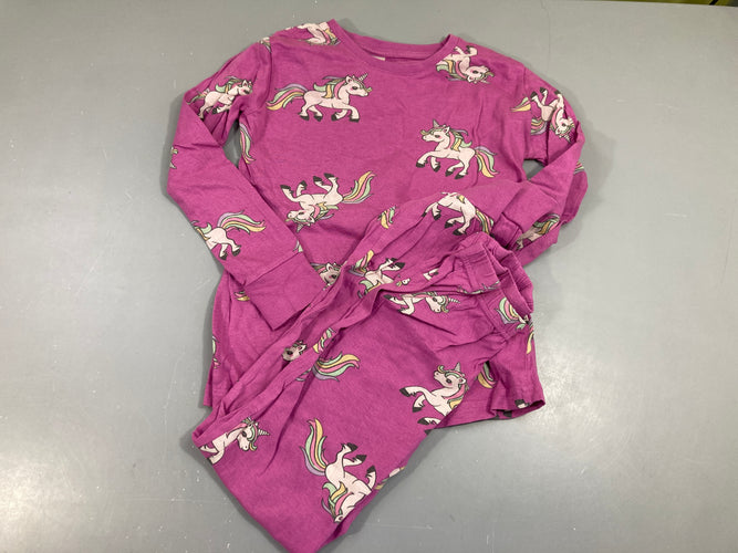 Pyjama mauve licornes, moins cher chez Petit Kiwi