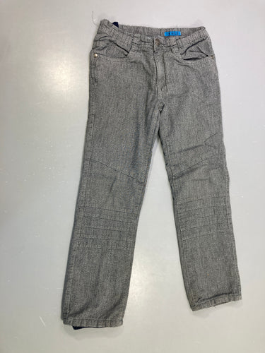Pantalon gris chevrons doublé polar, moins cher chez Petit Kiwi