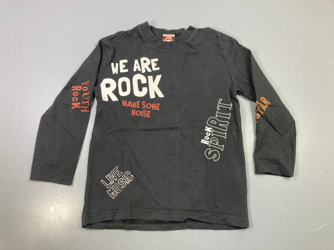 T-shirt m.l gris anthracite We Are Rock, imprimés multicolores, moins cher chez Petit Kiwi
