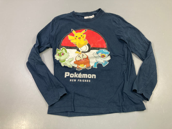 T-shirt m.l bleu marine Pokémon New Friends, personnages, moins cher chez Petit Kiwi