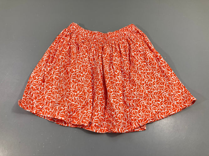 Jupe blanc/orange, moins cher chez Petit Kiwi