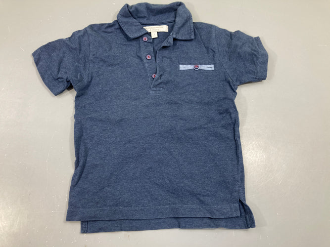 Polo m.c bleu foncé, moins cher chez Petit Kiwi