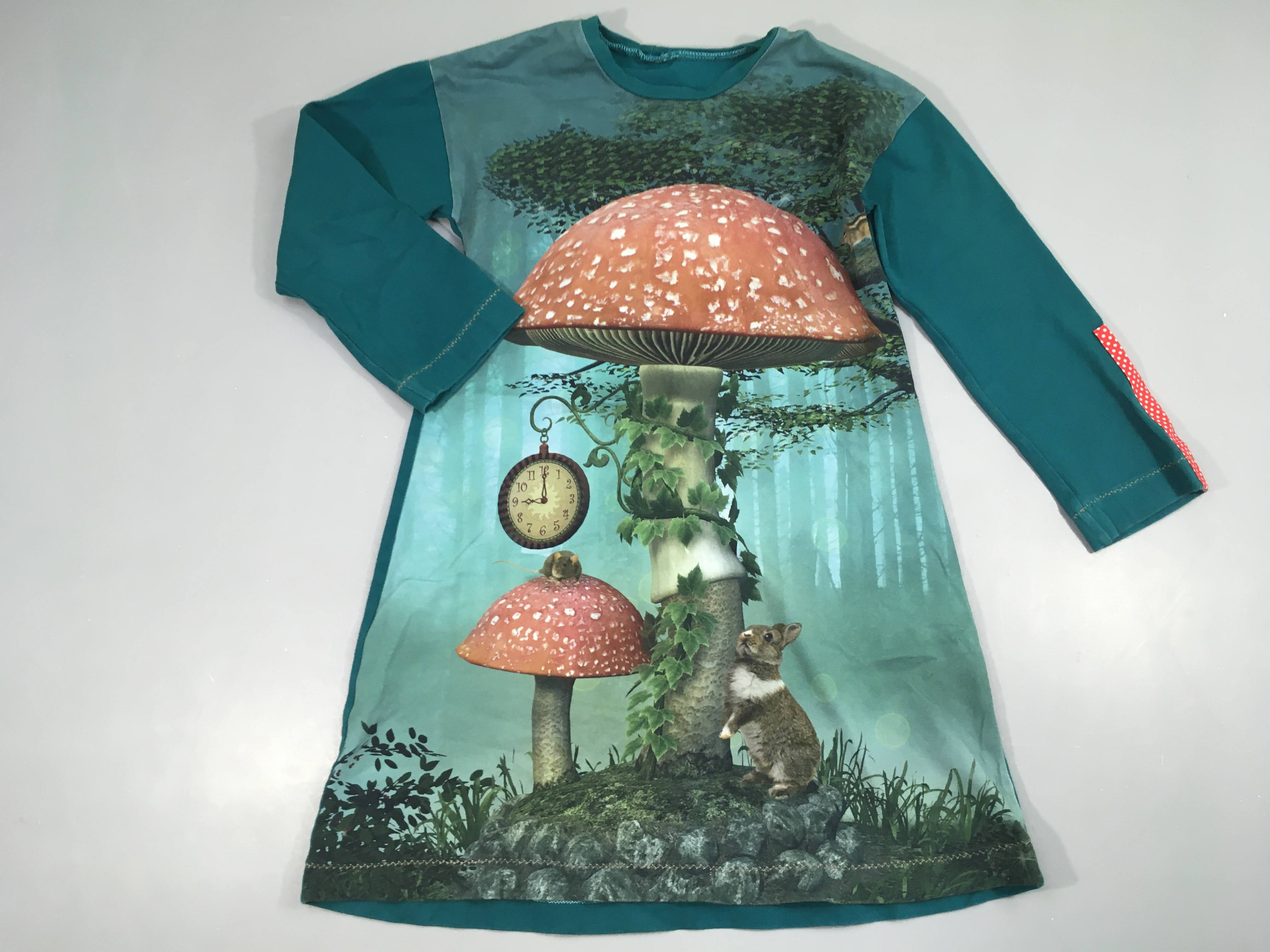 Robe m.l verte Champignon