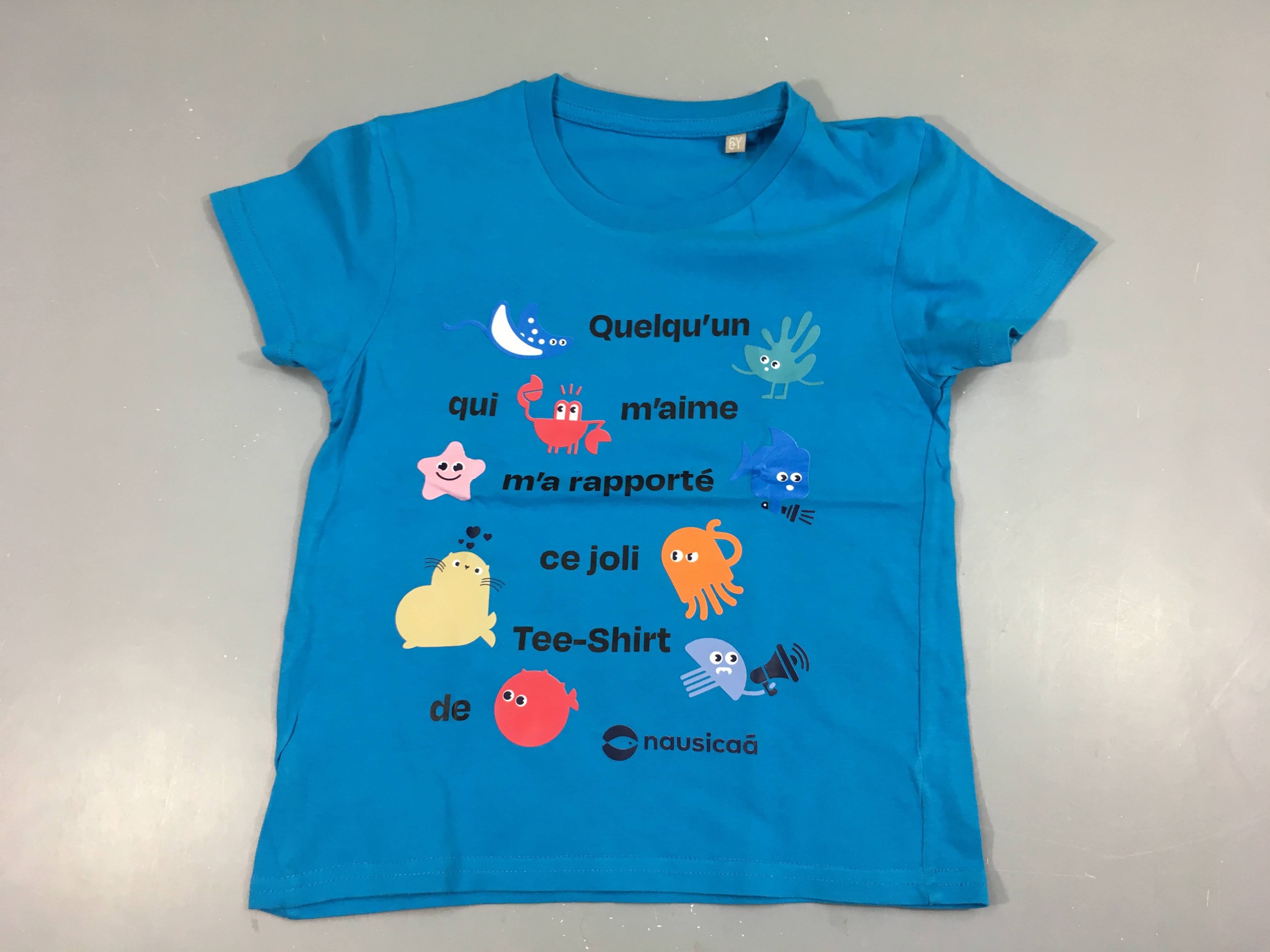 T-shirt m.c bleu Nausicaa