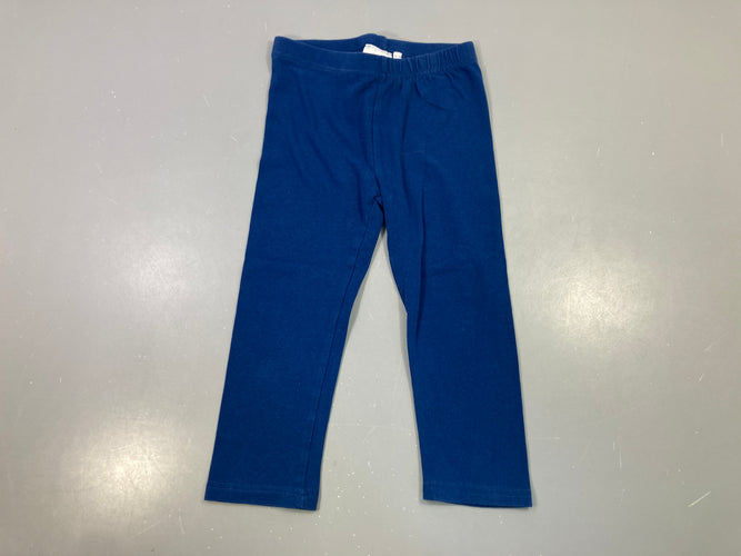 Legging bleu marine uni, moins cher chez Petit Kiwi
