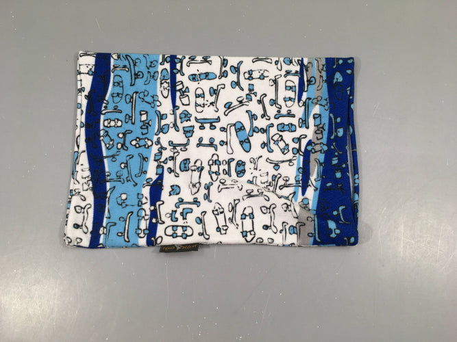 Snood polar blanc-bleu Skate Chaud devant, moins cher chez Petit Kiwi
