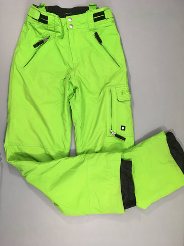 Pantalon de ski vert flash Relaxed Fit, moins cher chez Petit Kiwi