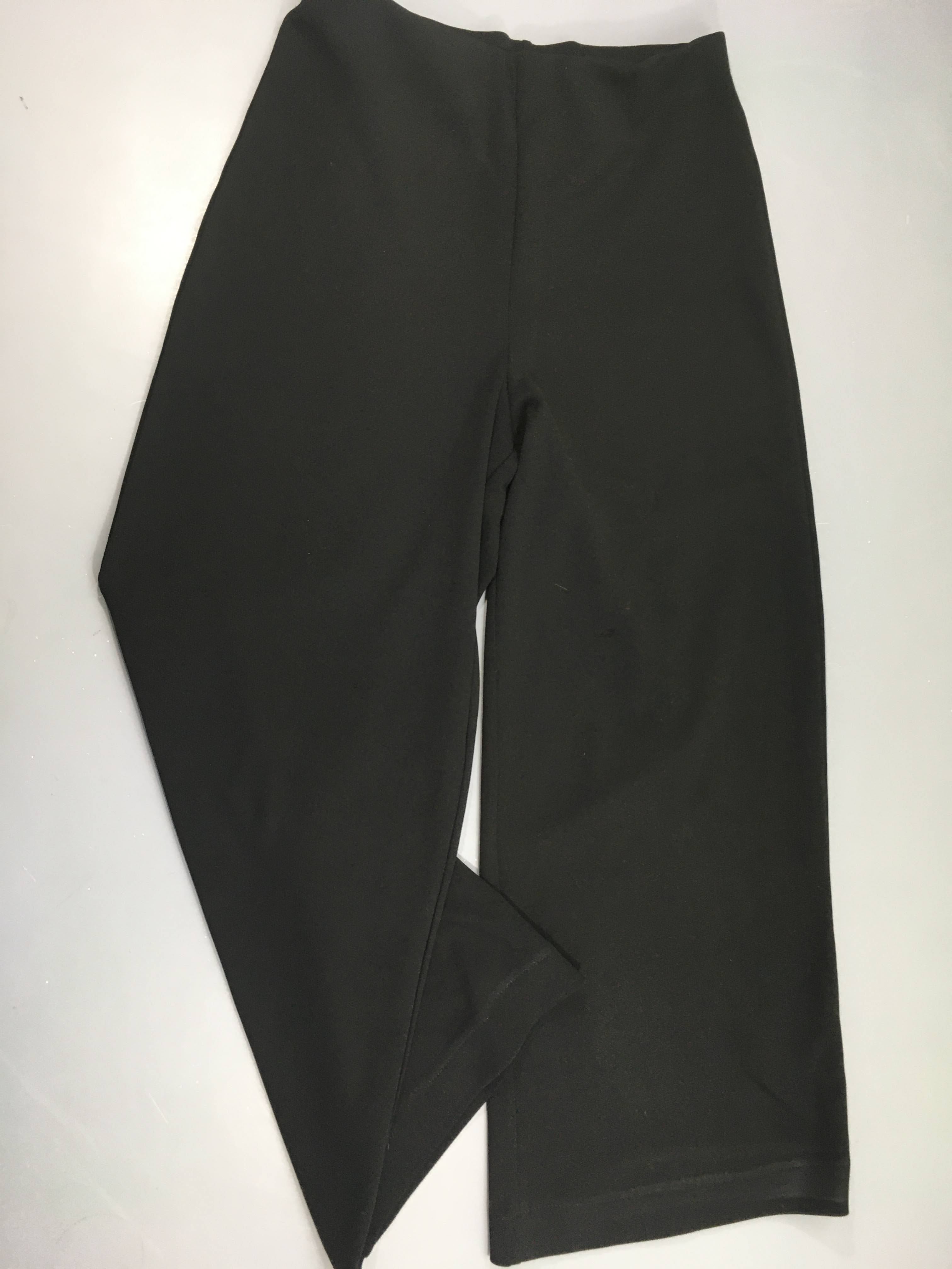 Pantalon fluide noir Wide Leg-Accrocs