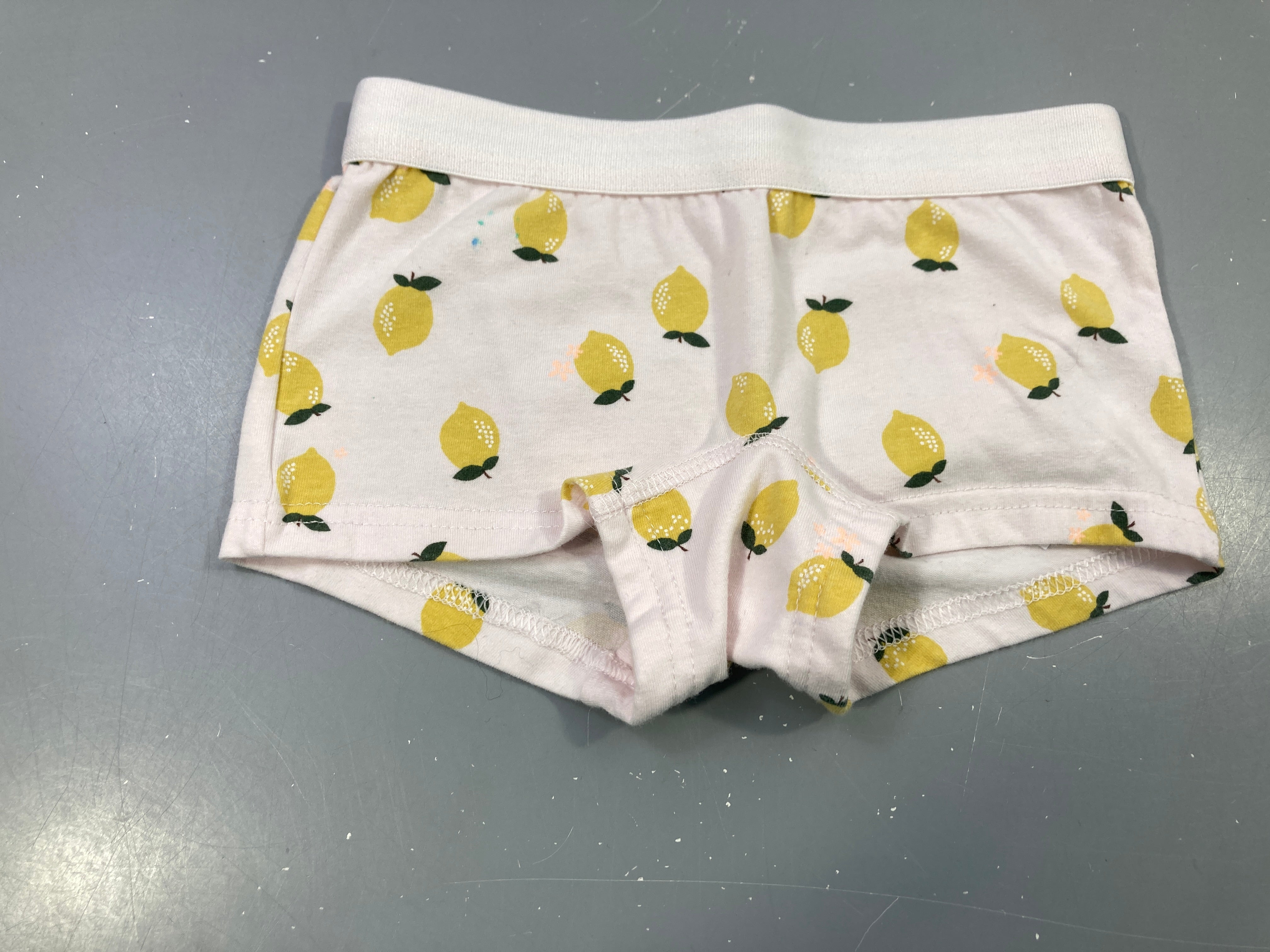 Culotte blanche citrons
