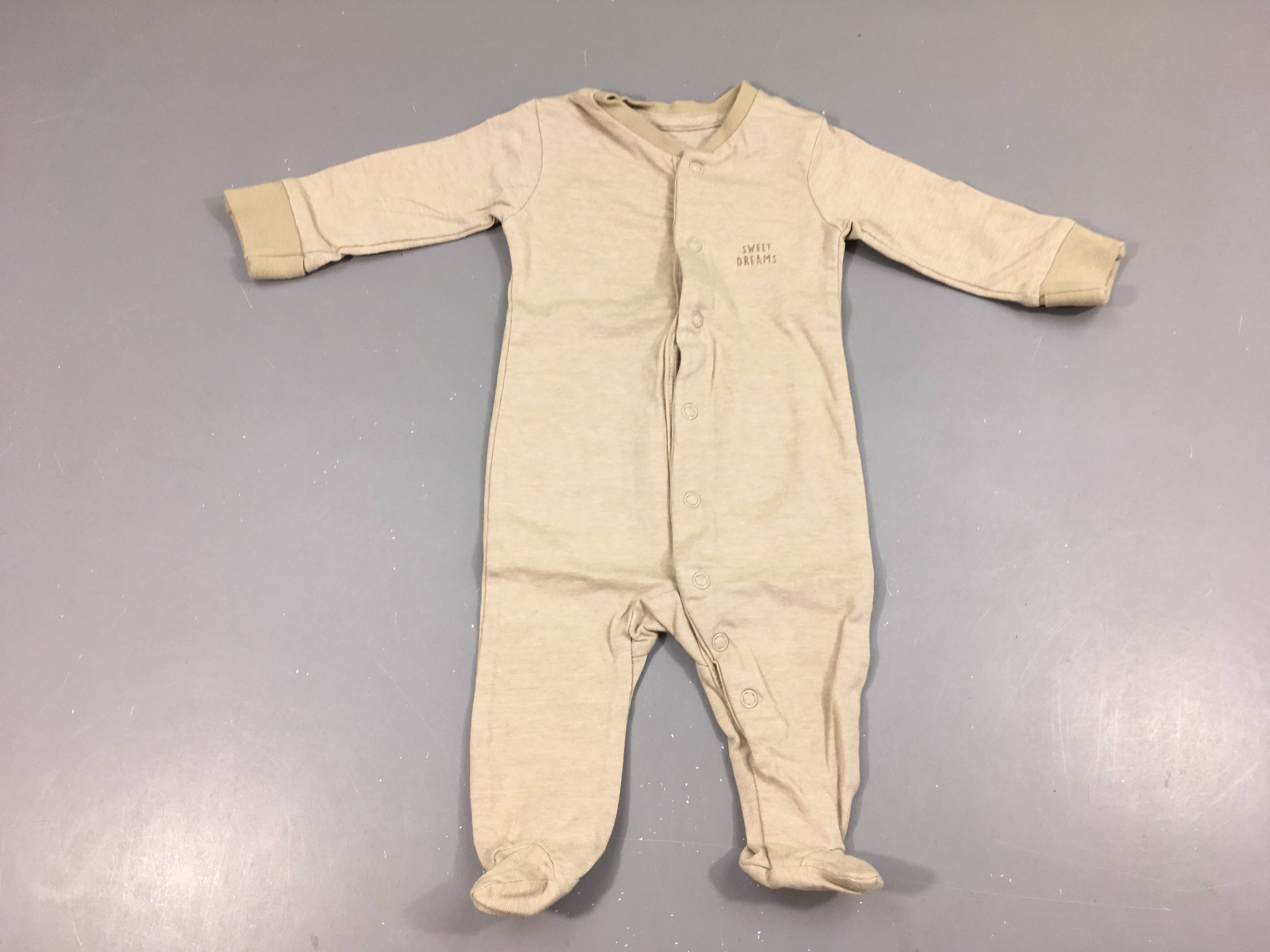Pyjama jersey beige sweet dreams