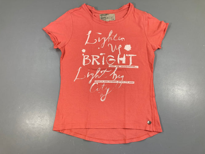 T-shirt m.c rose clair Lighter up, moins cher chez Petit Kiwi