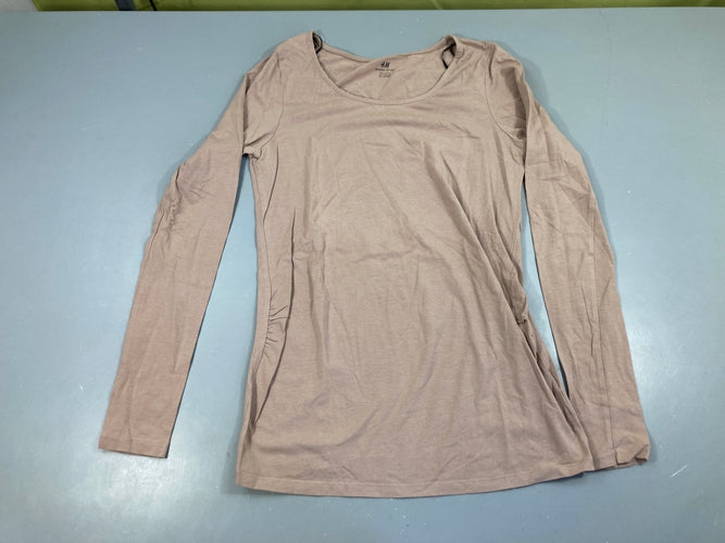 T-shirt m.l de grossesse beige, moins cher chez Petit Kiwi