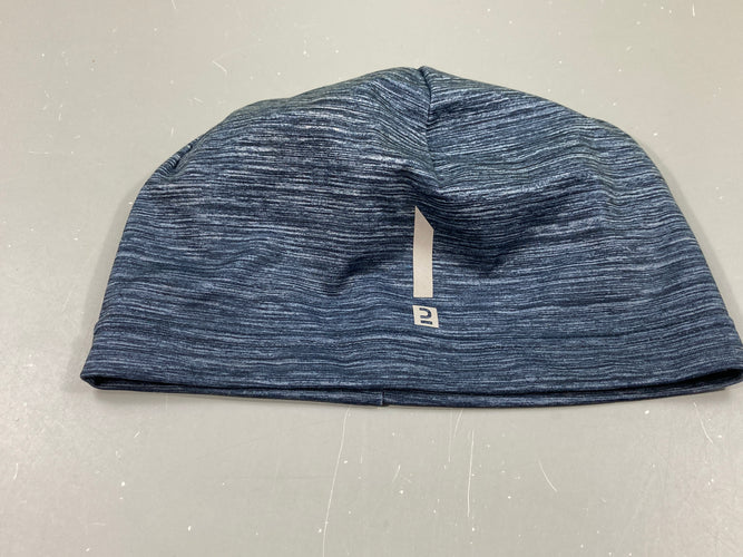 Bonnet léger bleu chiné gris, moins cher chez Petit Kiwi