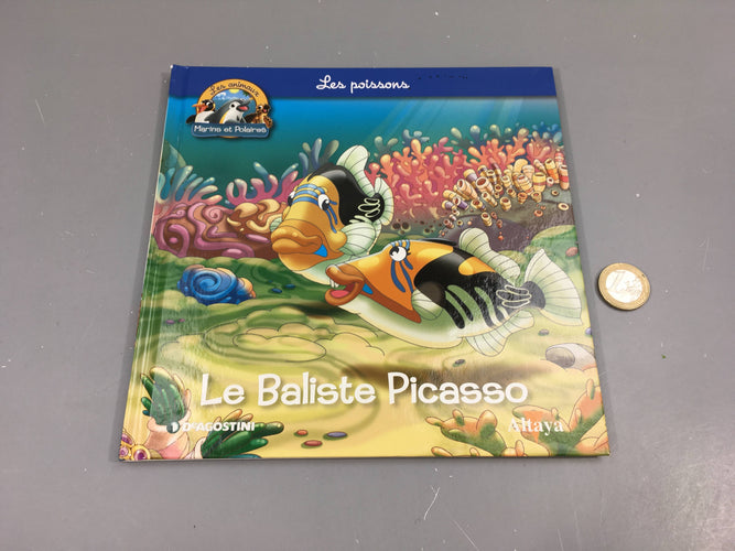 Le Baliste Picasso, les animaux marins et polaires, Altaya, moins cher chez Petit Kiwi