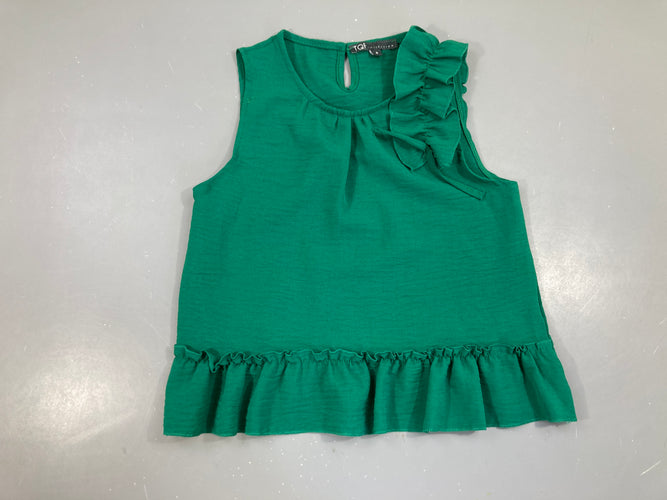 Blouse fluide verte, moins cher chez Petit Kiwi