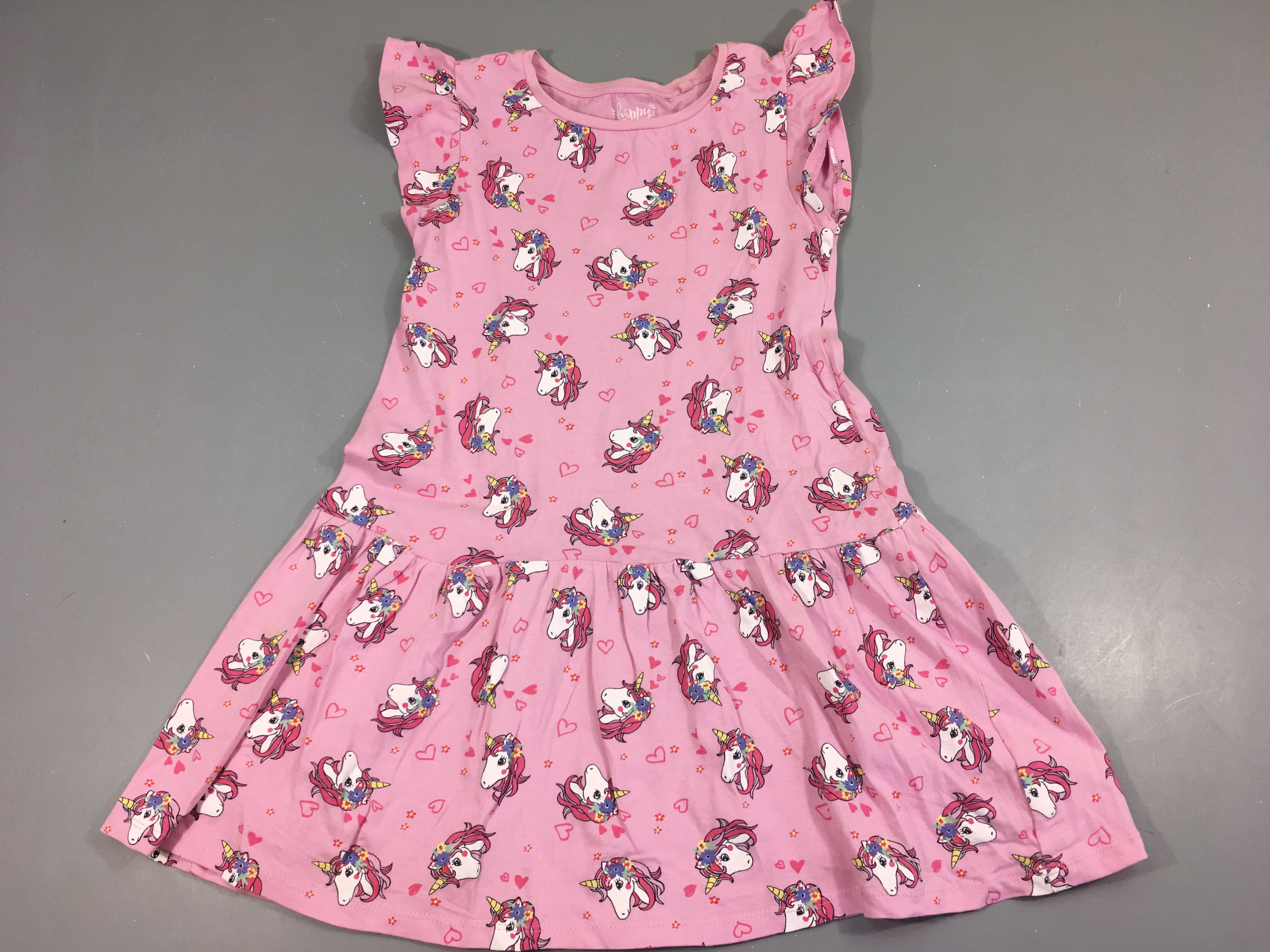Robe s.m rose licornes