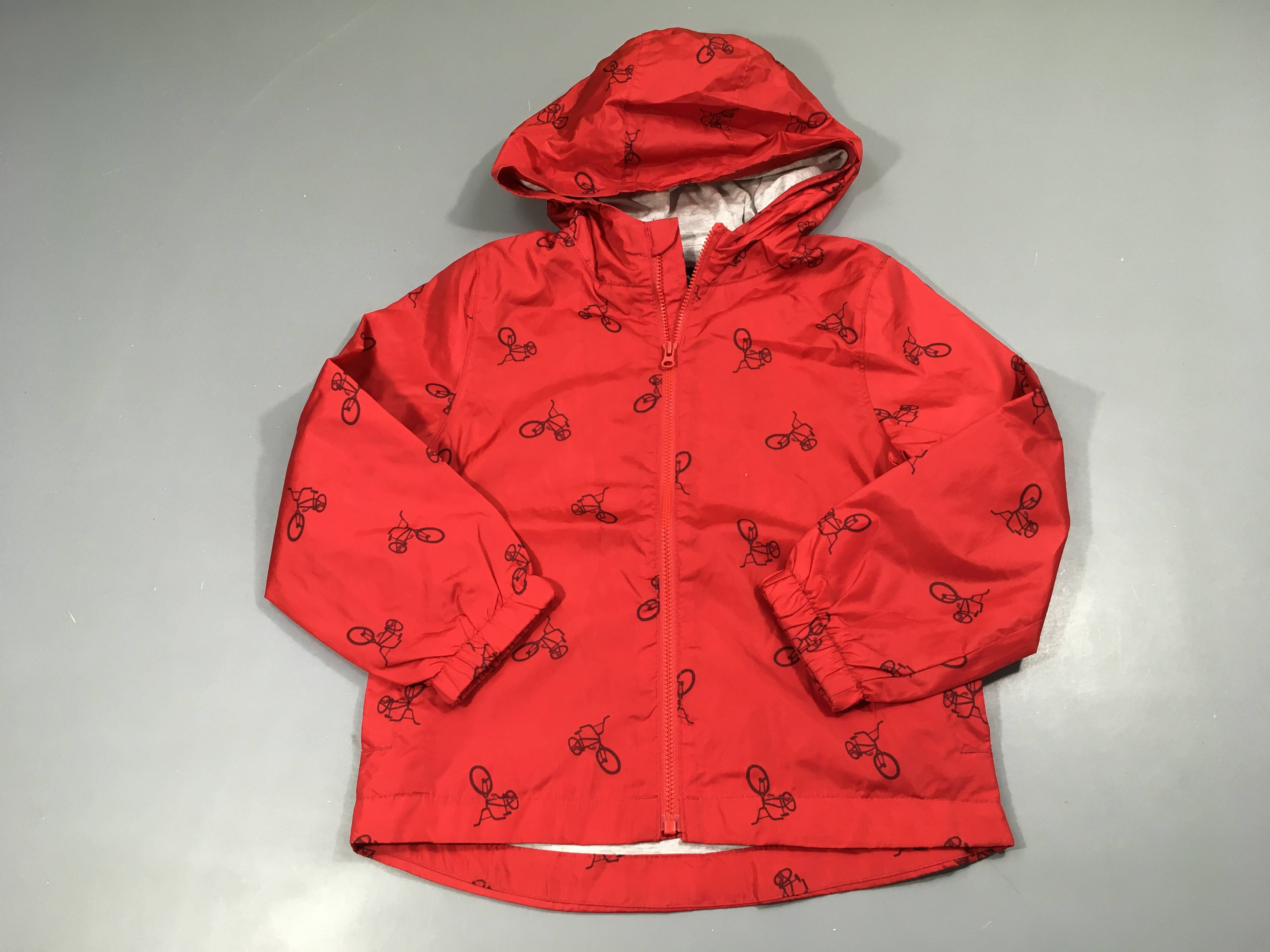 Veste coupe vent rouge acp