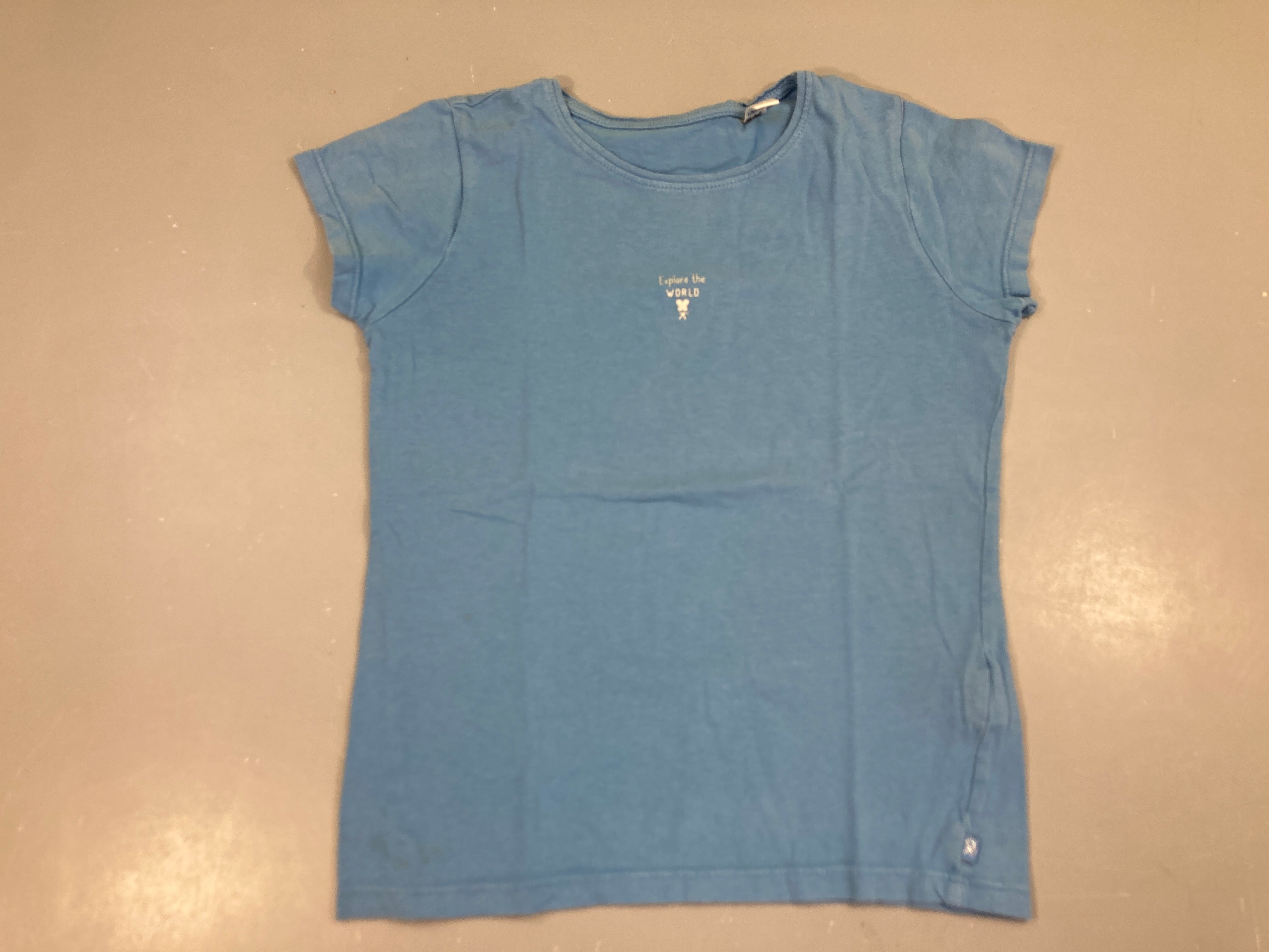 T-shirt m.c bleu
