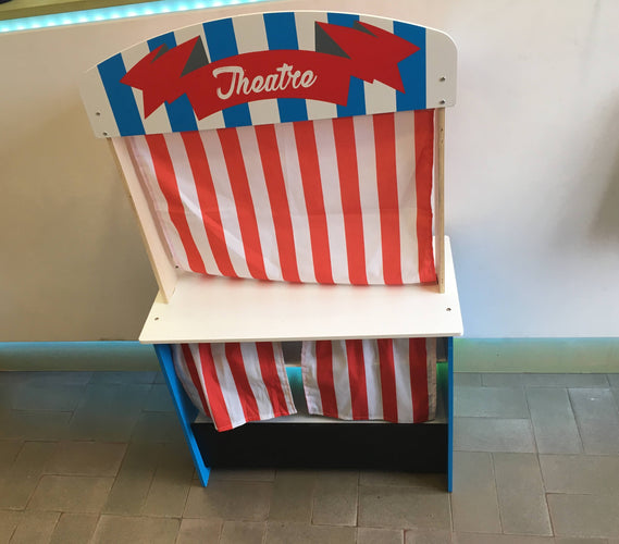 Boutique et Théatre 2 en 1 avec panier de courses  garni Playtive, moins cher chez Petit Kiwi