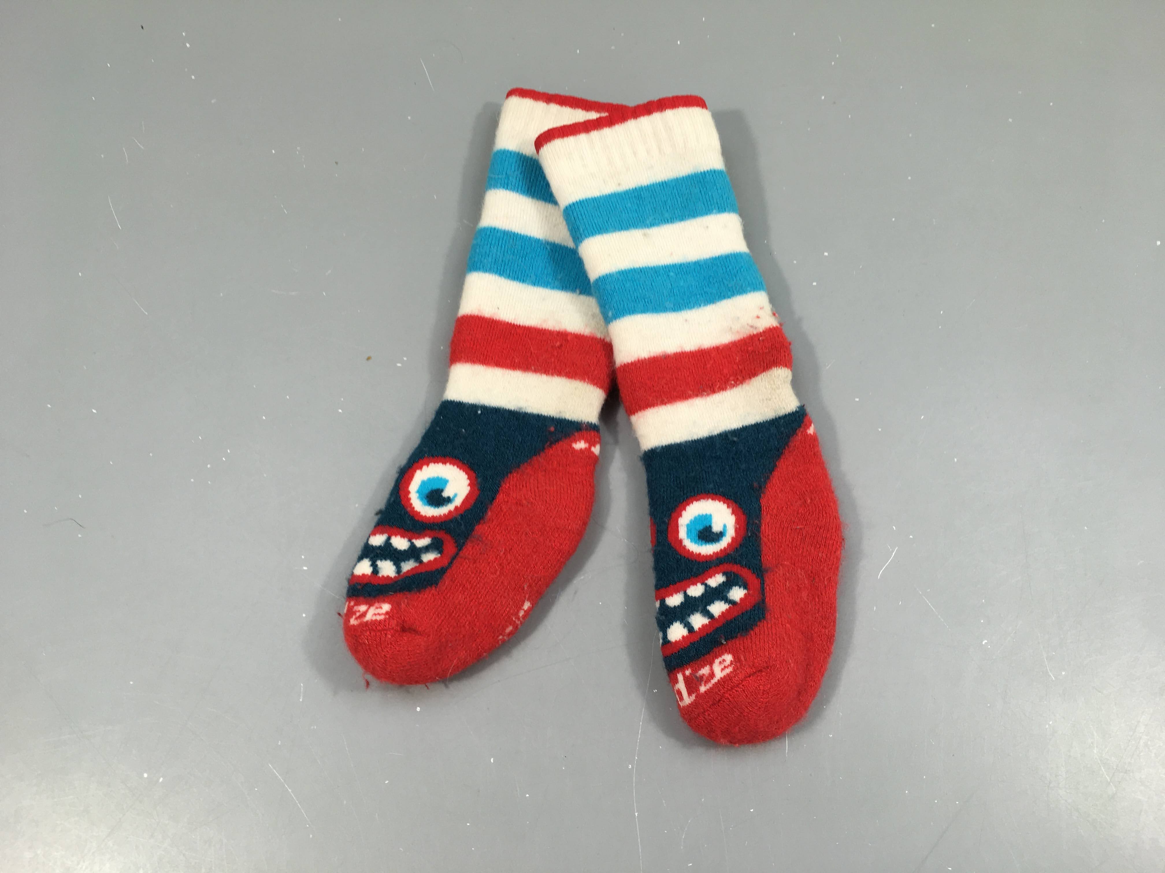 Chaussettes de ski Wed'ze 23-26 RY rouge-blanc