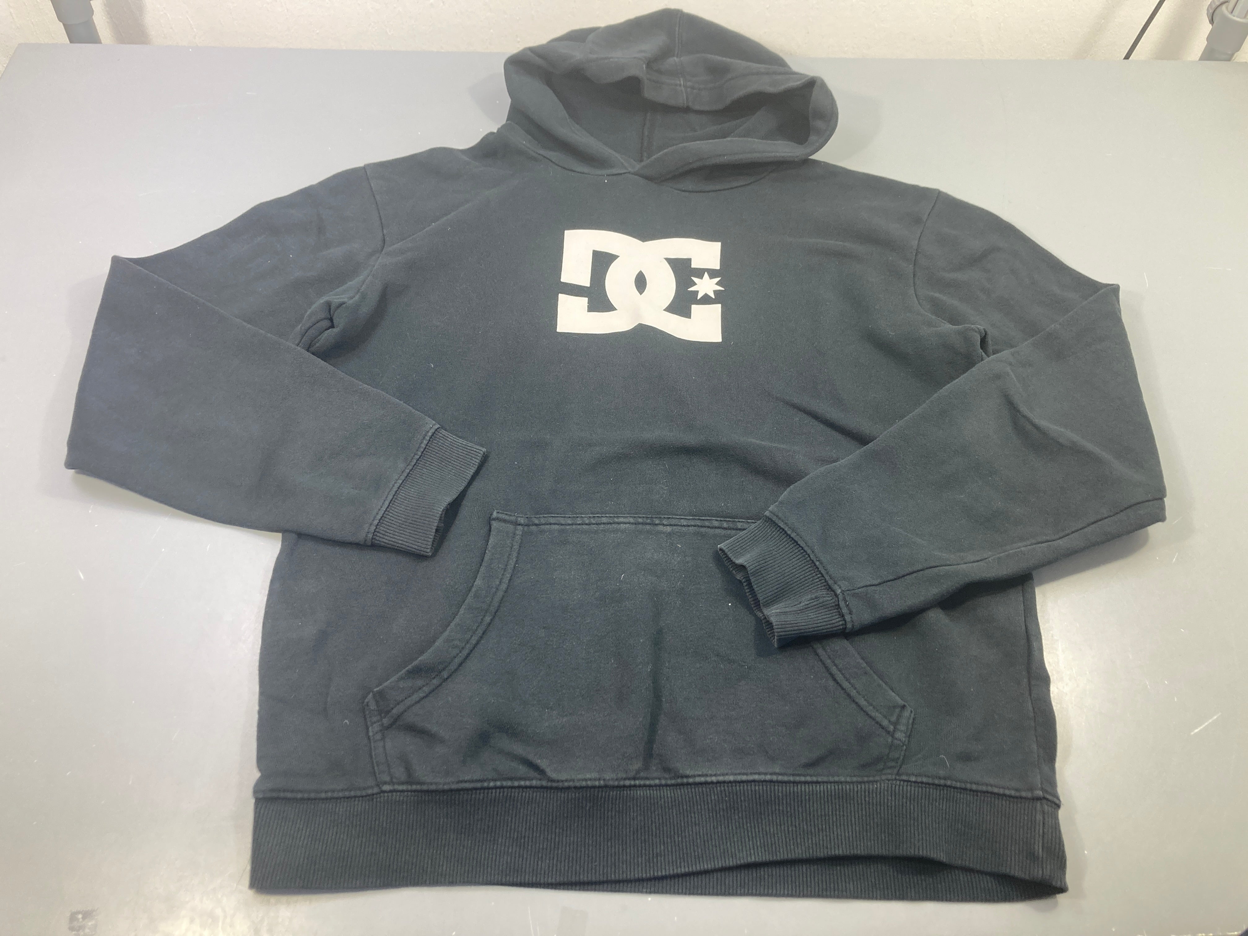 Sweat à capuche noir motifs blanc DC shoes