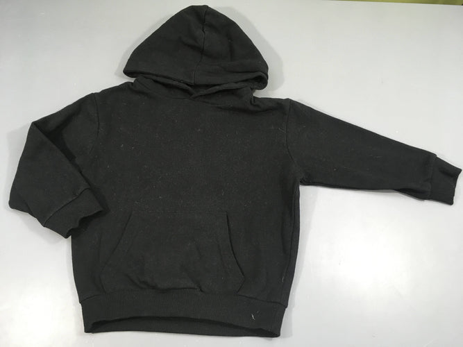 Sweat à capuche noir, moins cher chez Petit Kiwi