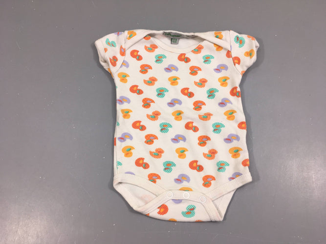 Body m.c blanc canards, moins cher chez Petit Kiwi