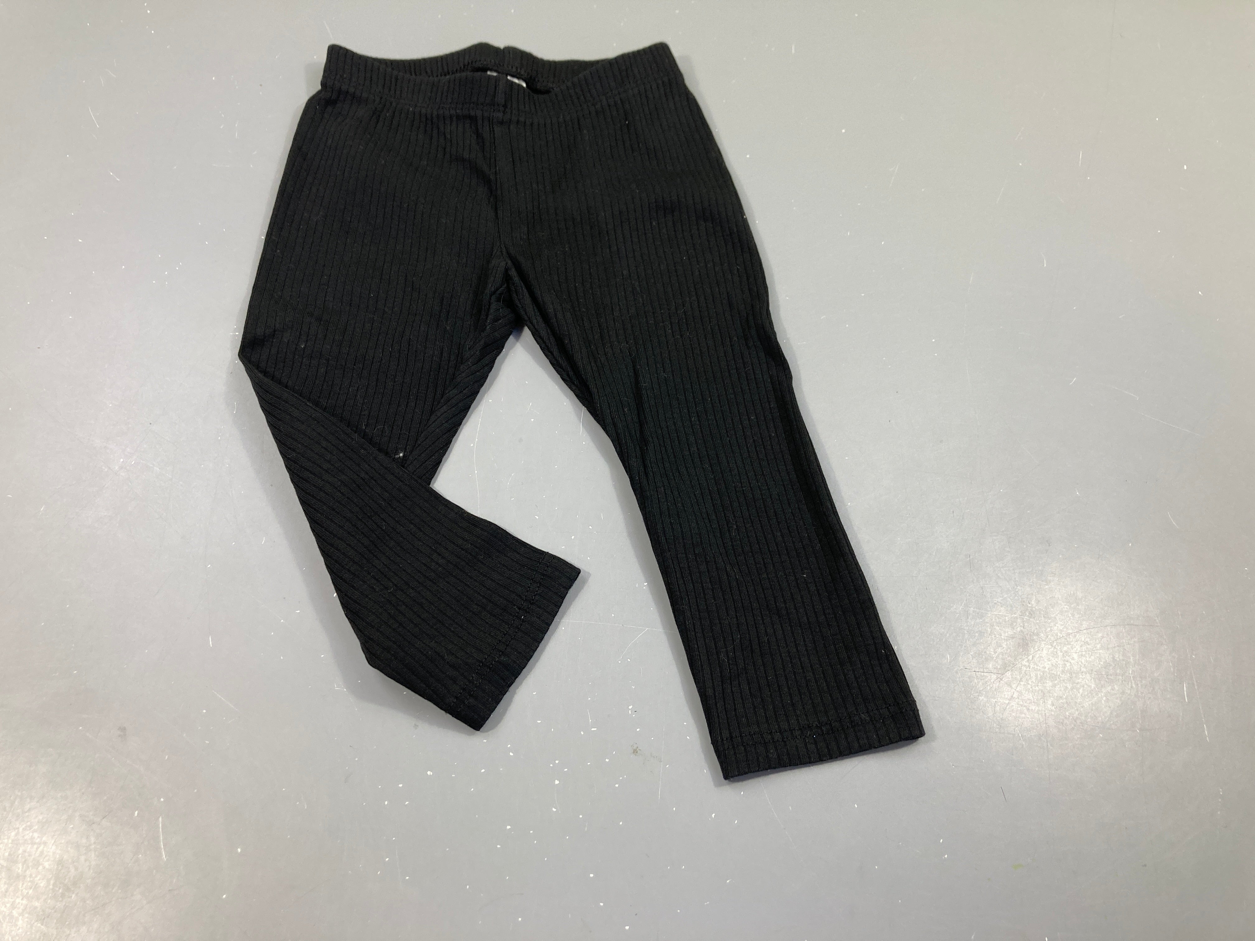 Legging côtes noir