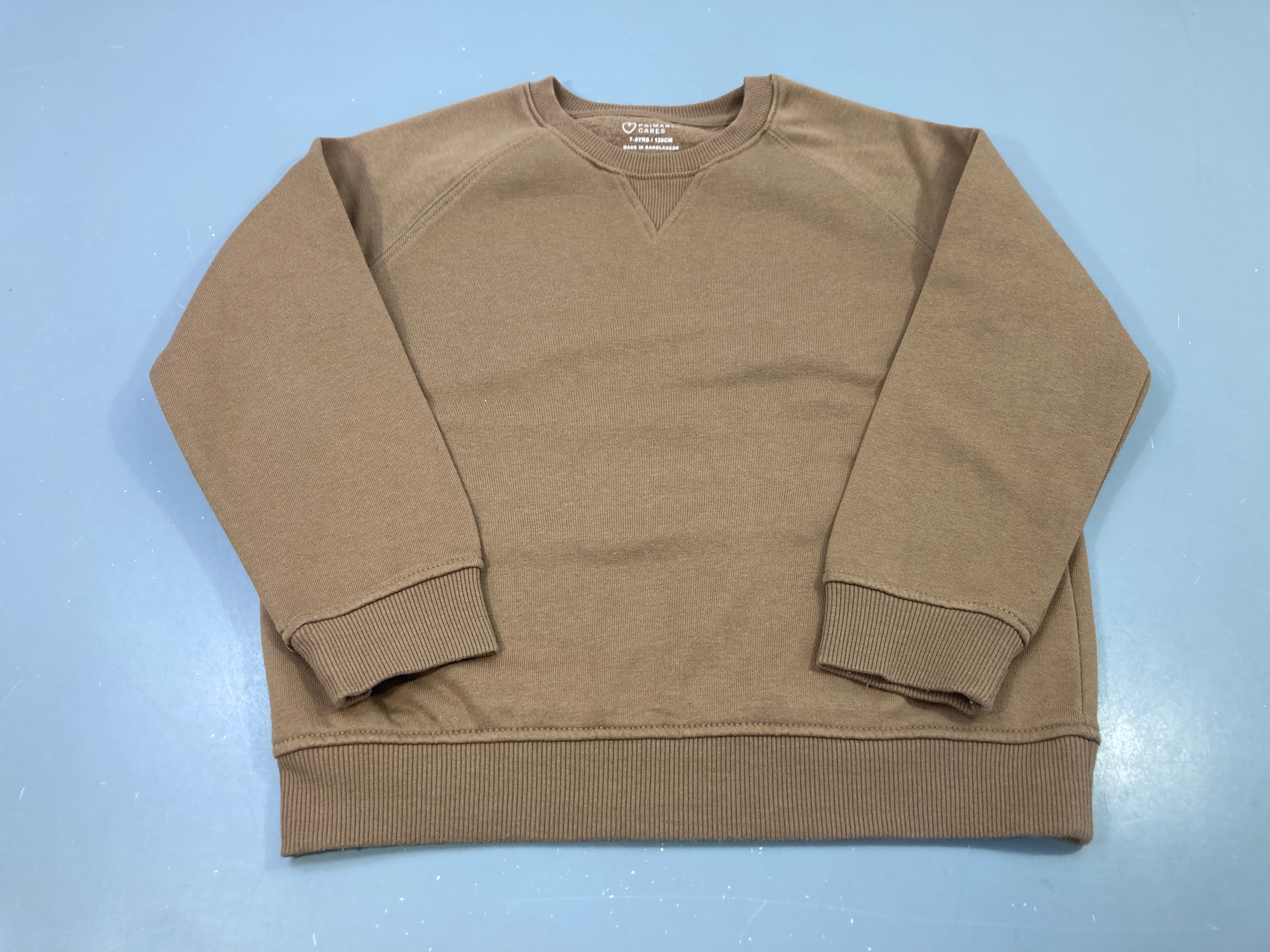 Sweat marron beige uni, Primark Cares Légèrement bouloché
