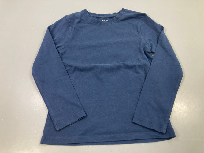T-shirt m.l bleu marine uni, moins cher chez Petit Kiwi