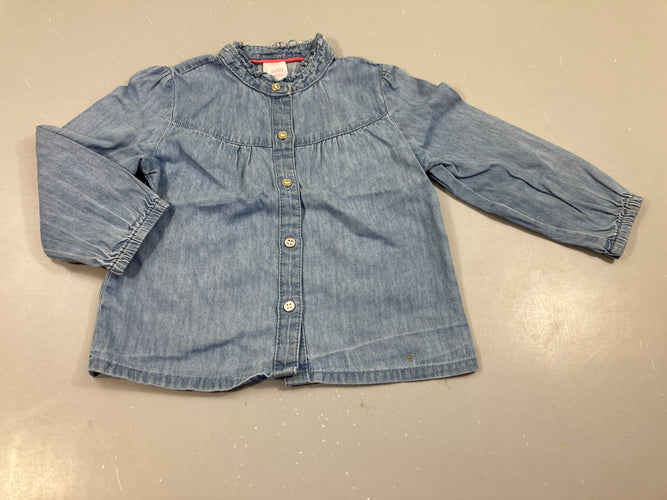 Chemisier denim, moins cher chez Petit Kiwi