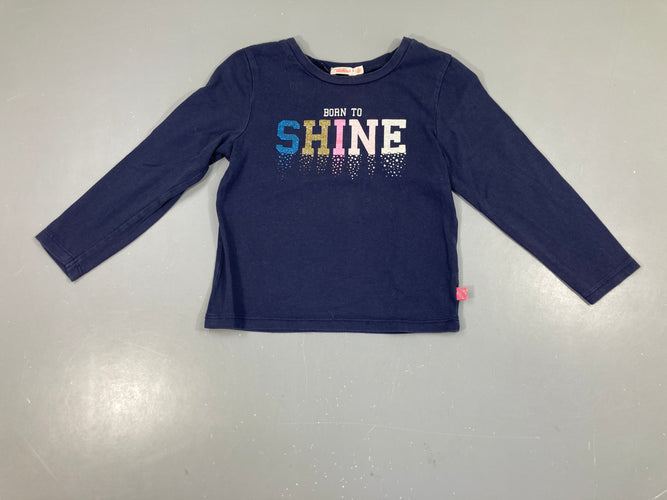 T-shirt m.l bleu foncé Shine, moins cher chez Petit Kiwi