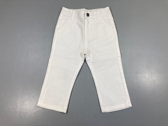 Pantalon blanc, moins cher chez Petit Kiwi