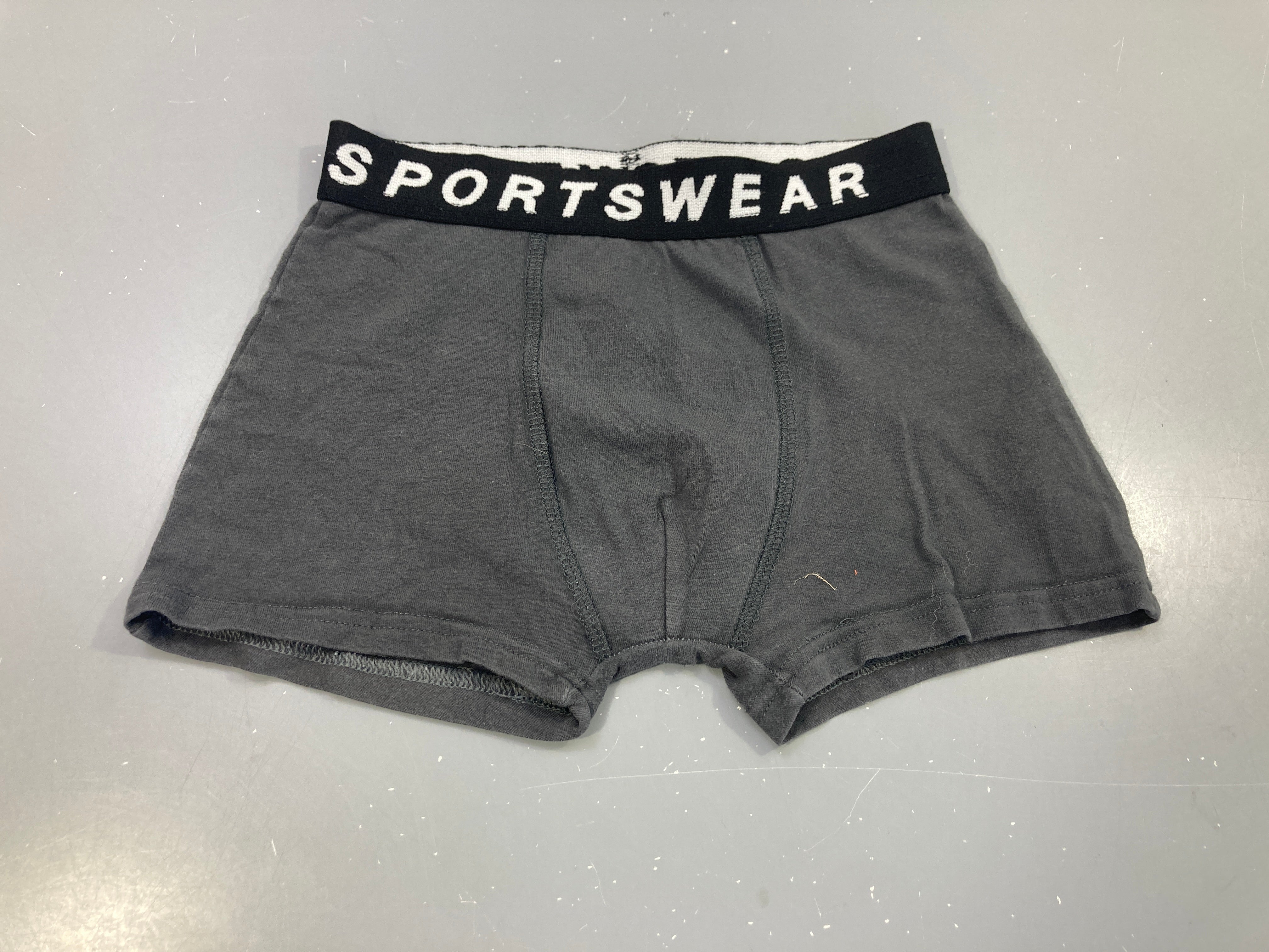 Boxer gris uni, Sportswear