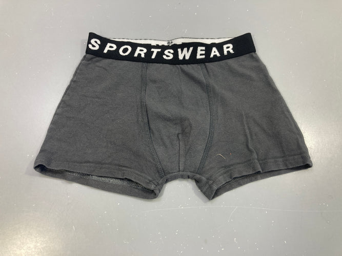 Boxer gris uni, Sportswear, moins cher chez Petit Kiwi