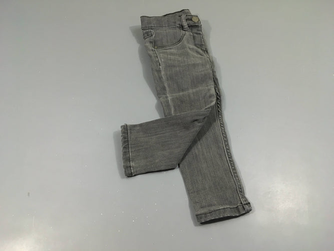 Pantalon denim gris, moins cher chez Petit Kiwi