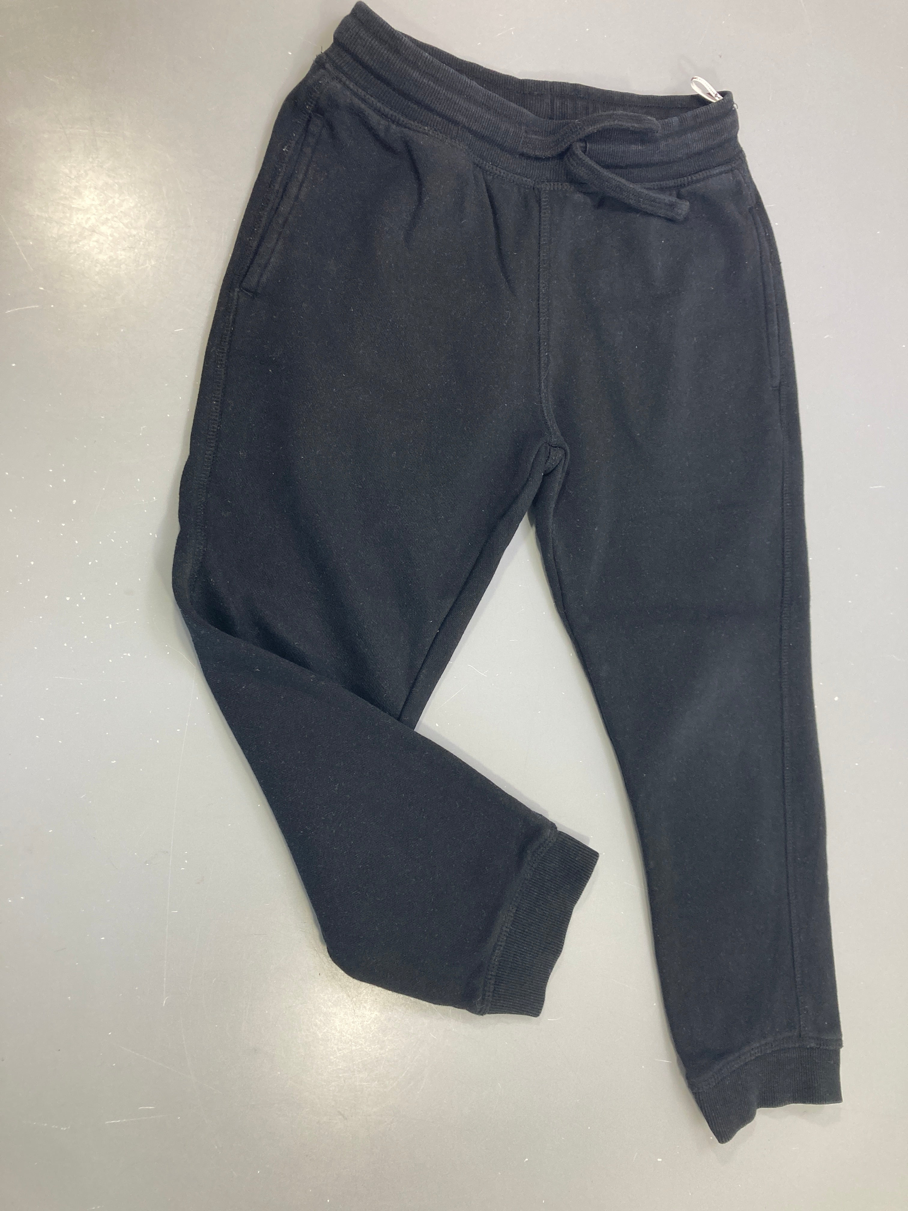 Pantalon jogging noir cordon poches
