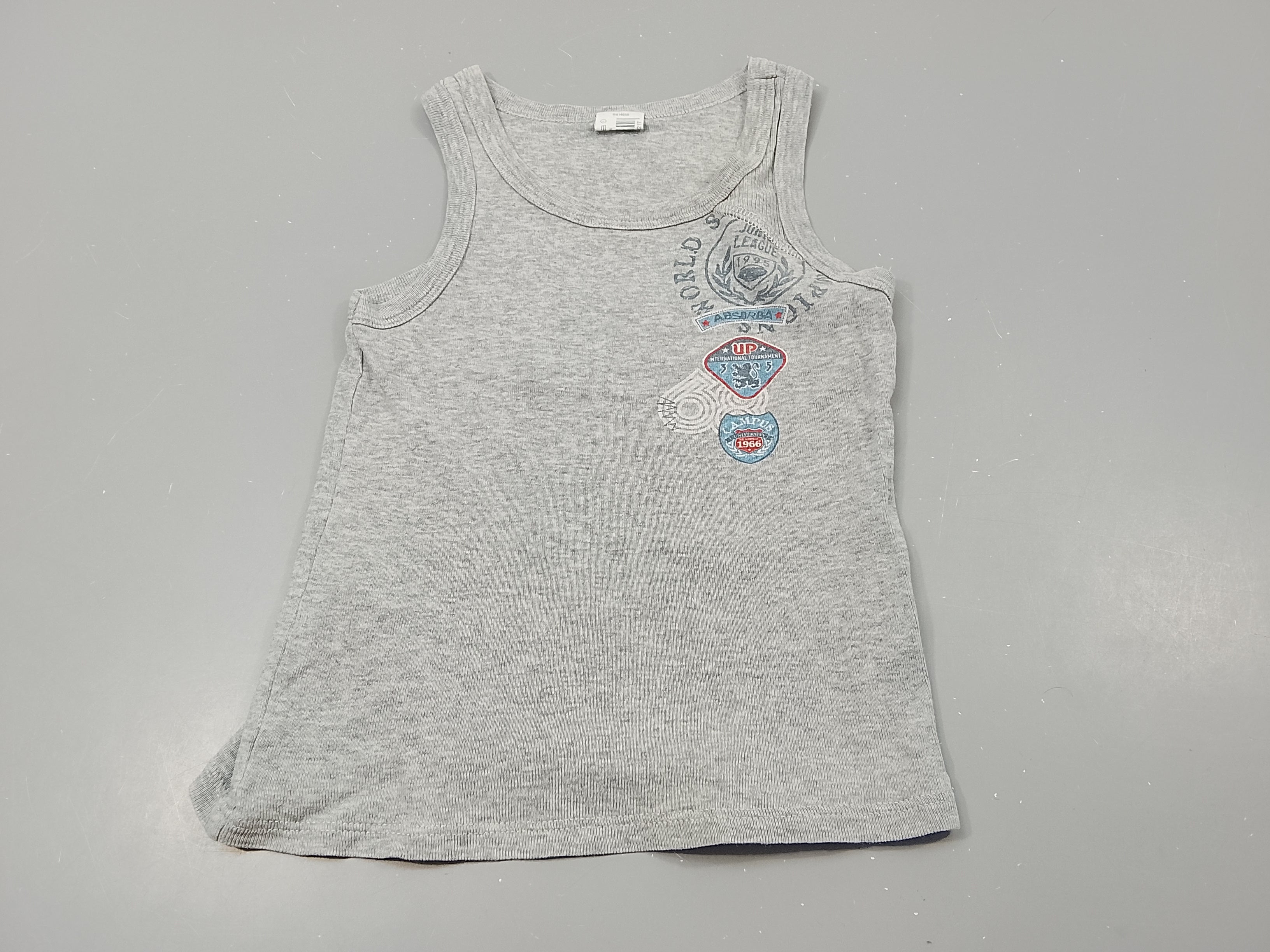 Chemisette s.m gris  flammé