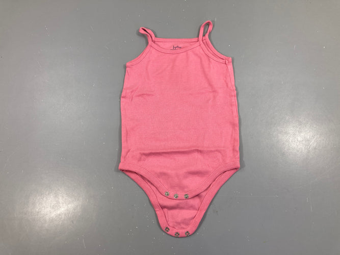 Body fines bretelles rose, moins cher chez Petit Kiwi