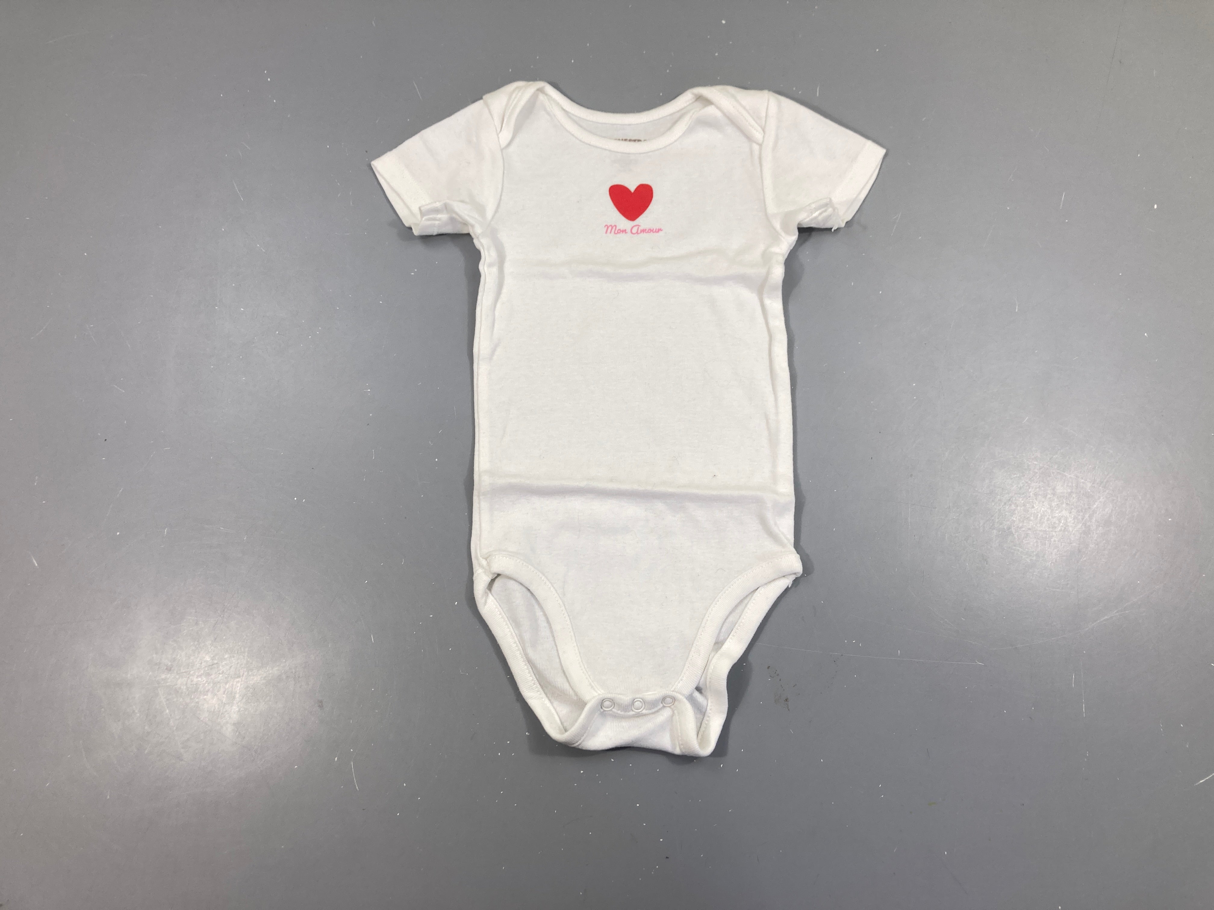 Body m.c blanc coeur