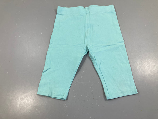 Legging 3/4 turquoise, moins cher chez Petit Kiwi