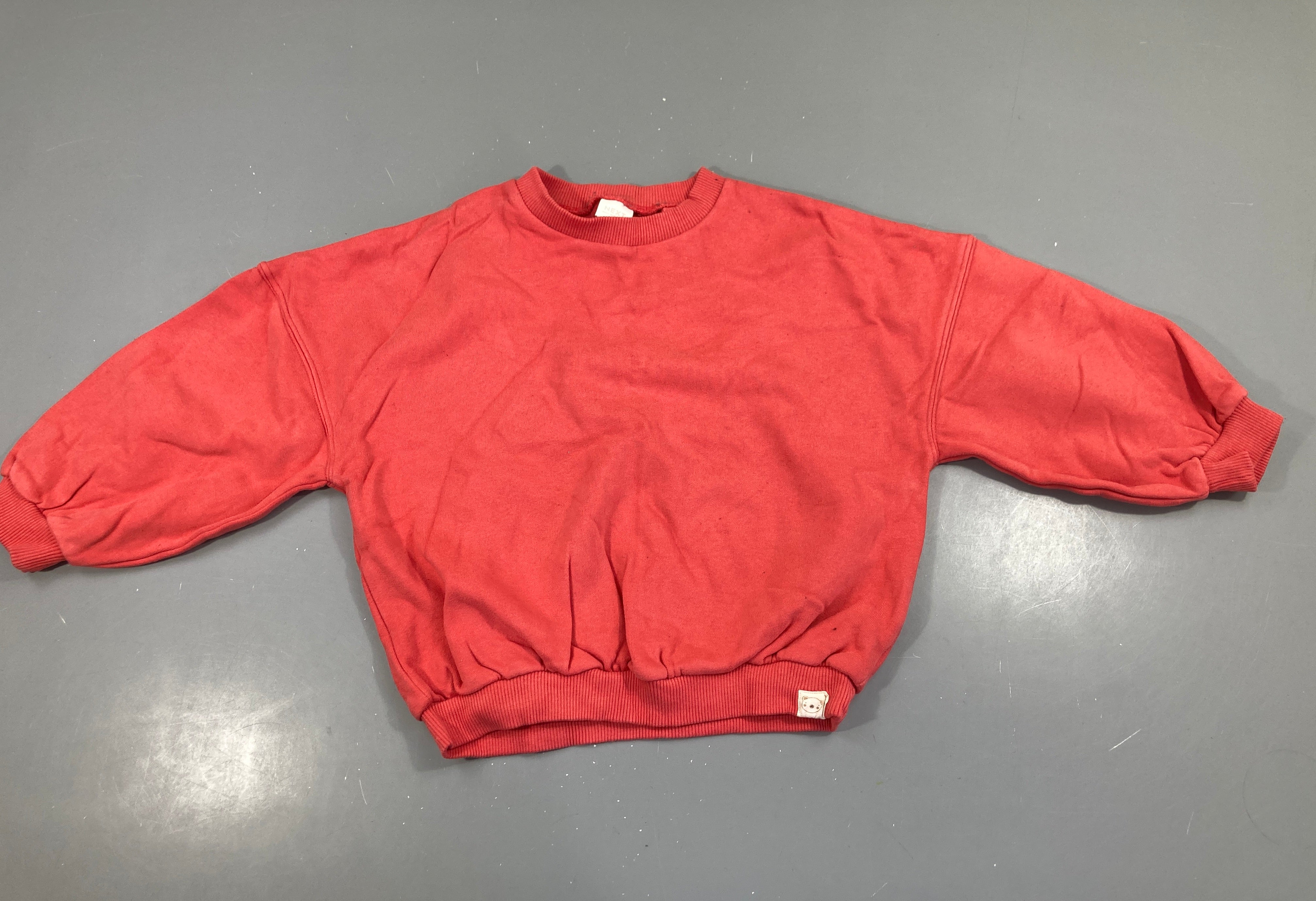Sweat oversize rose vif