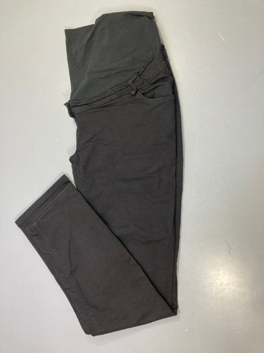 Pantalon grossesse noir droit 40-42, moins cher chez Petit Kiwi