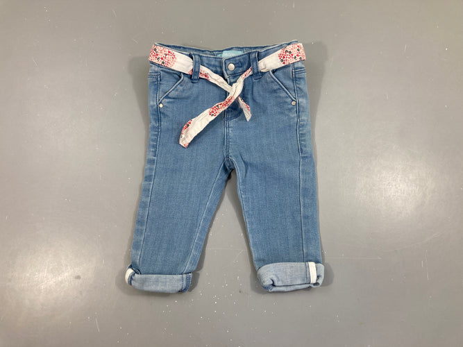 Jeans revers ceinture, moins cher chez Petit Kiwi