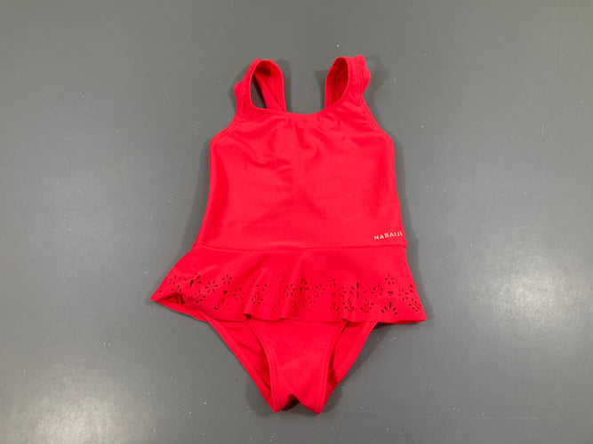 Maillot rose flash Nabaiji, moins cher chez Petit Kiwi