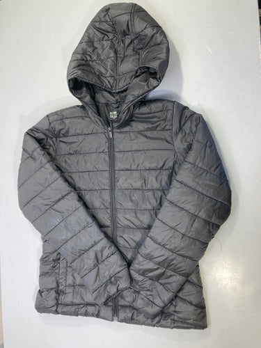 Doudoune noir capuche zippée 38, moins cher chez Petit Kiwi